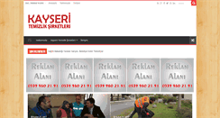 Desktop Screenshot of kayseritemizliksirketleri.net